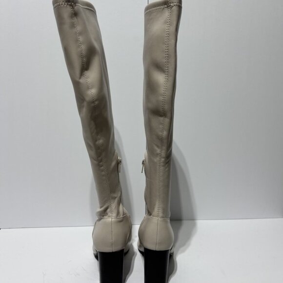 Steve Madden Women’s Lamarca White Knee High Boots, Size 6.5 M - Picture 4 of 6